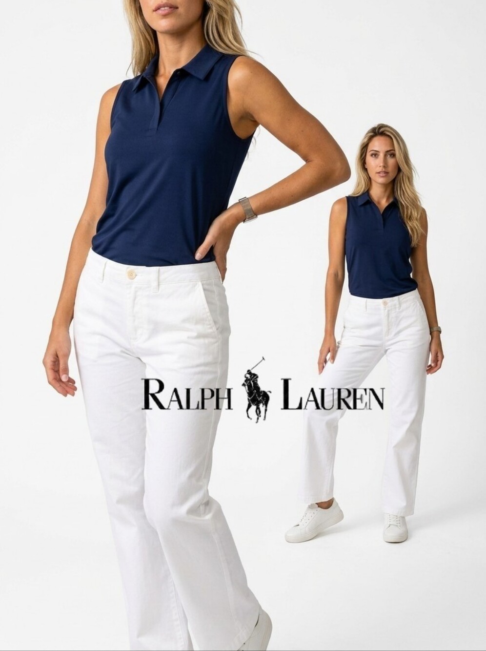 Lauren Jeans Co. Ralph Lauren White Straight Leg Pants Size 4 NWT